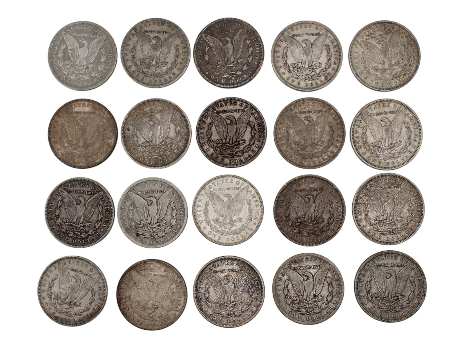 (20) Morgan Dollars (1 of 2)