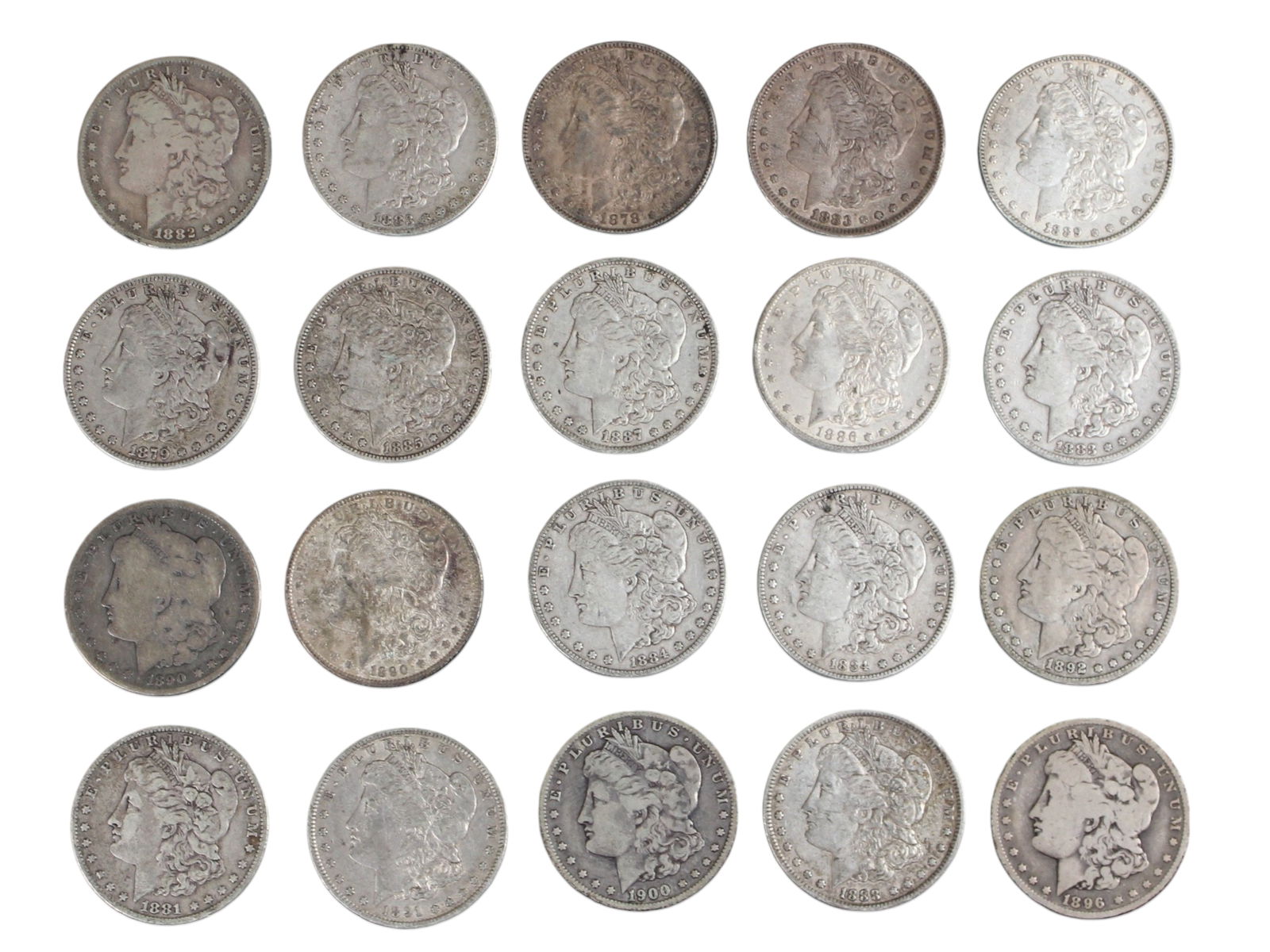 (20) Morgan Dollars (1 of 2)