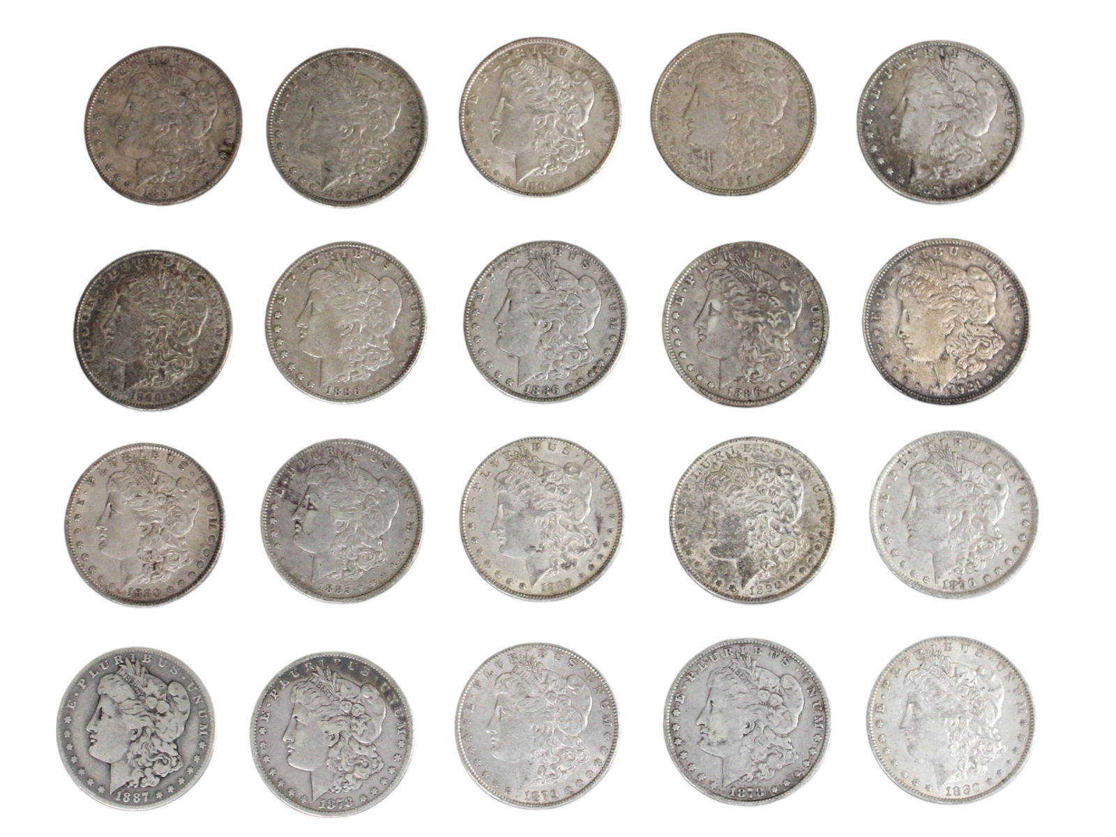 (20) Morgan Dollars (1 of 2)