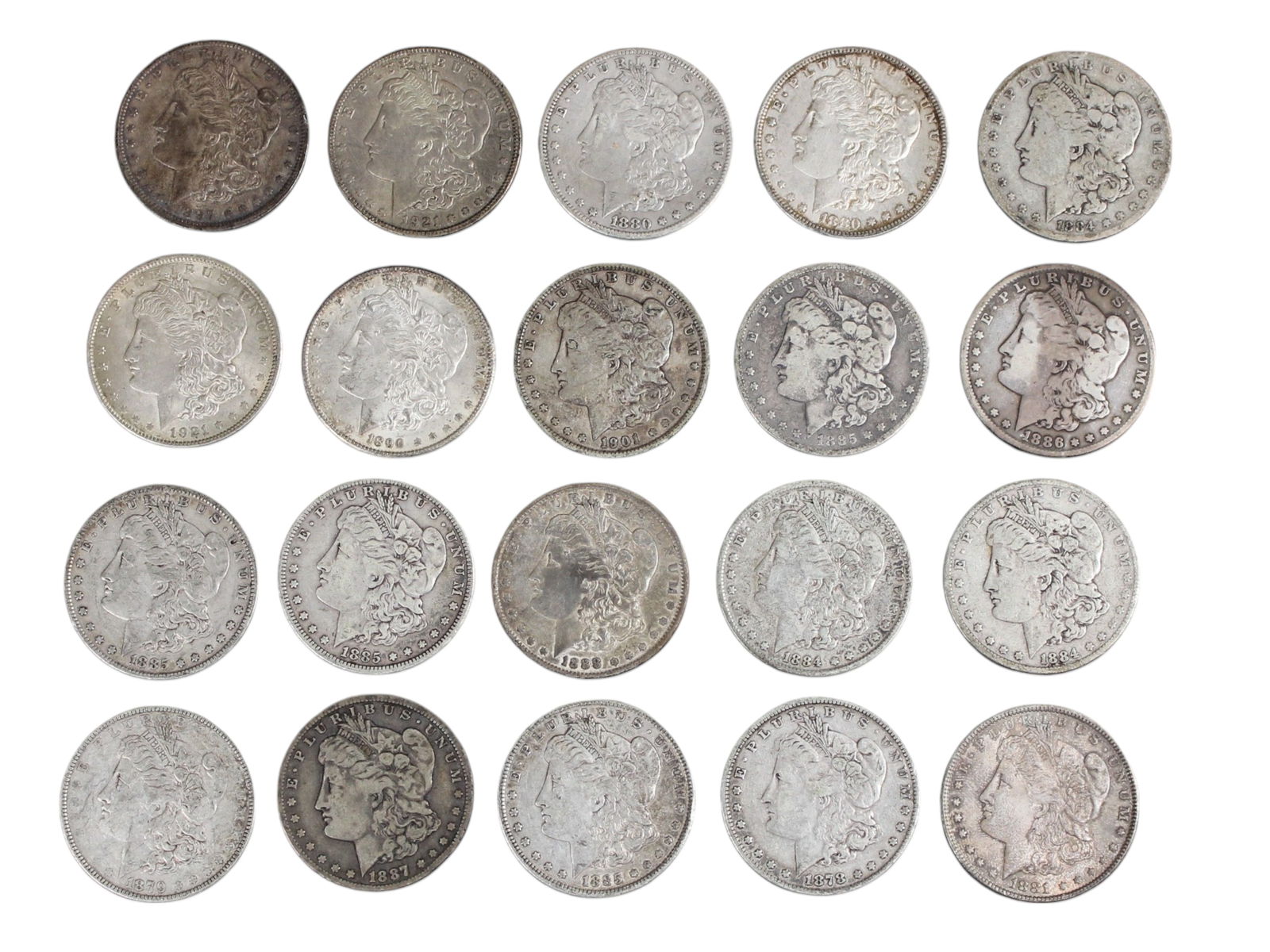 (20) Morgan Dollars (1 of 2)