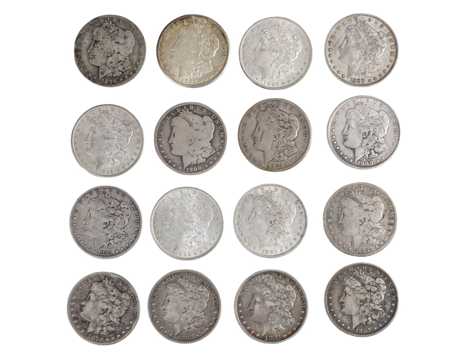 (16) Morgan Dollars (1 of 2)