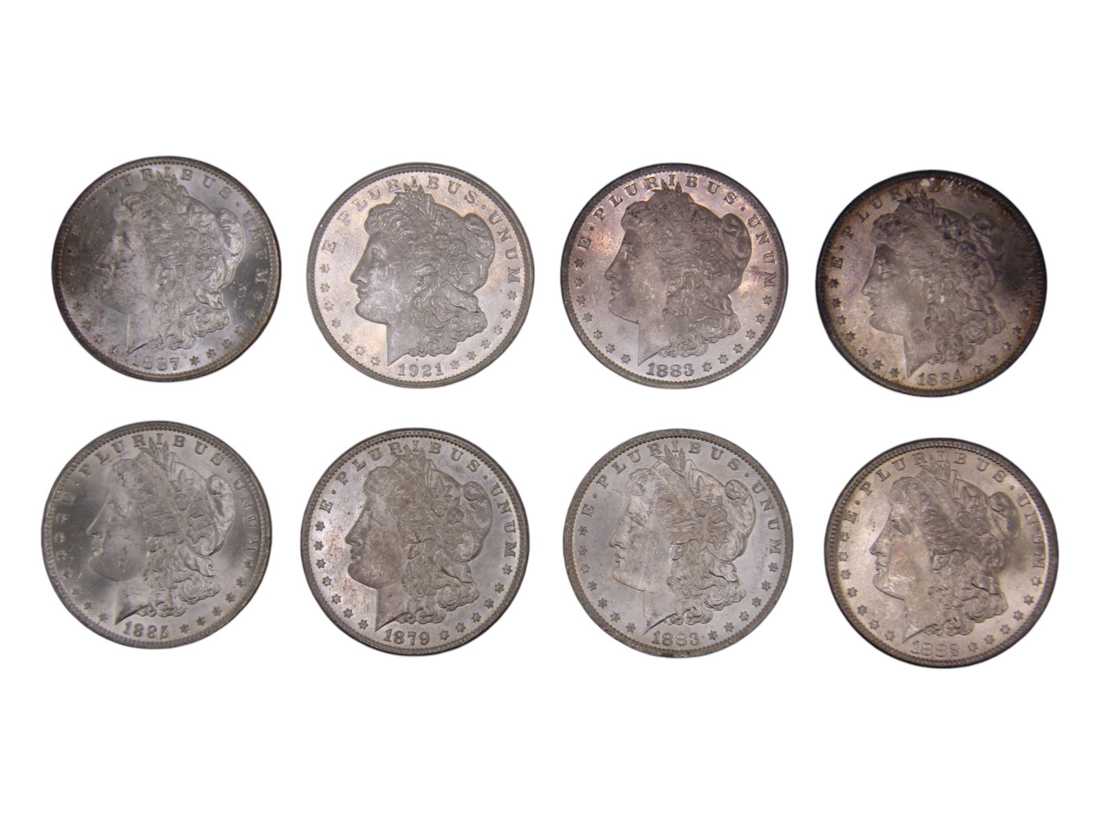 (8) High Grade Morgan Dollars (1 of 2)