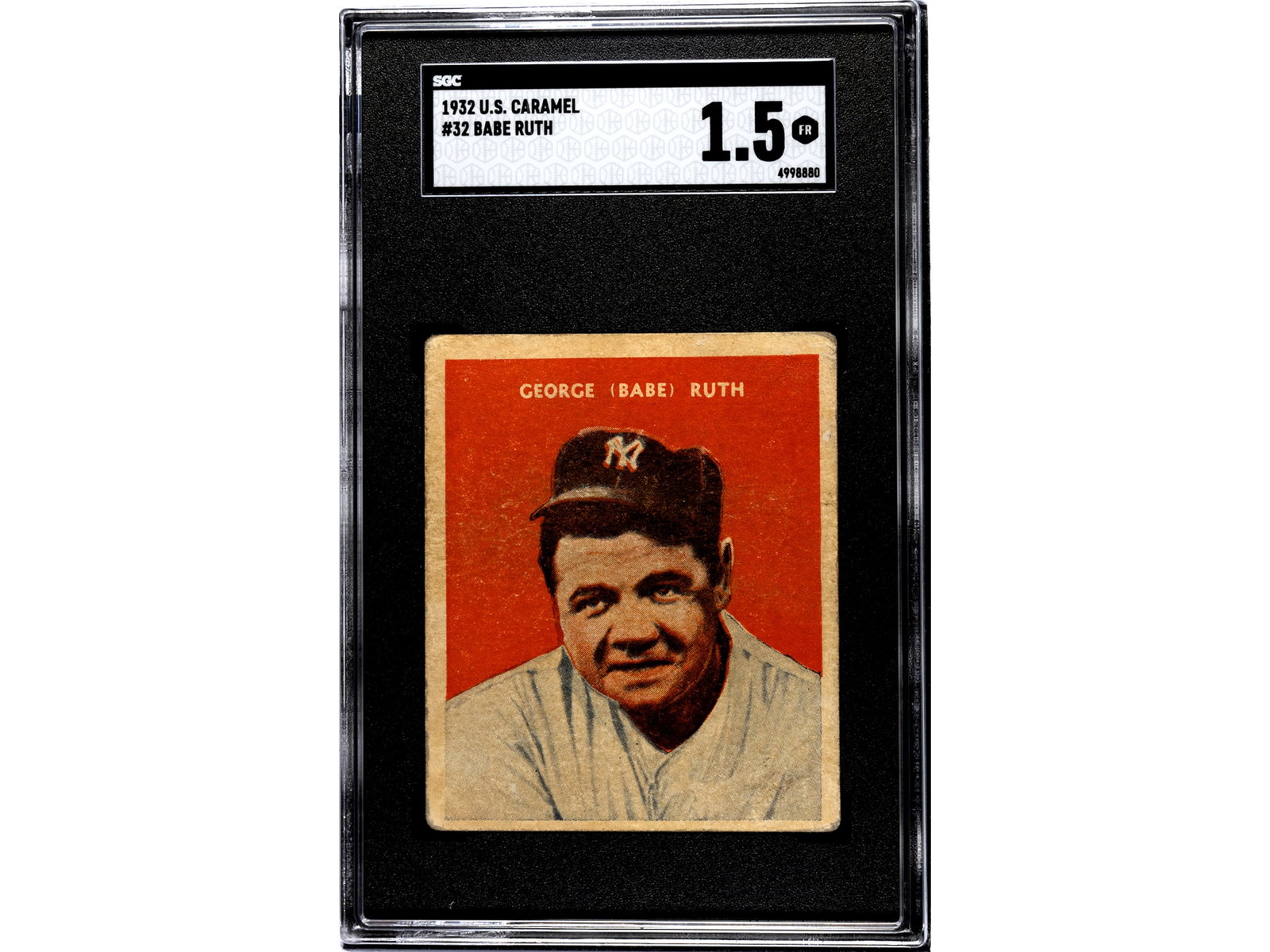 1932 U.S. Caramel #32 Babe Ruth SGC 1.5 (1 of 2)