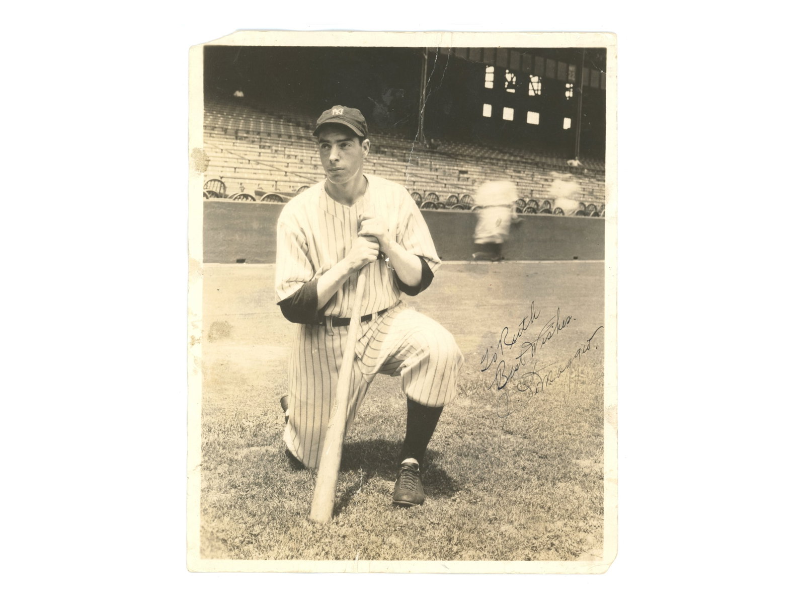 Joe DiMaggio Signed & Inscribed Photograph JSA (1 of 1)