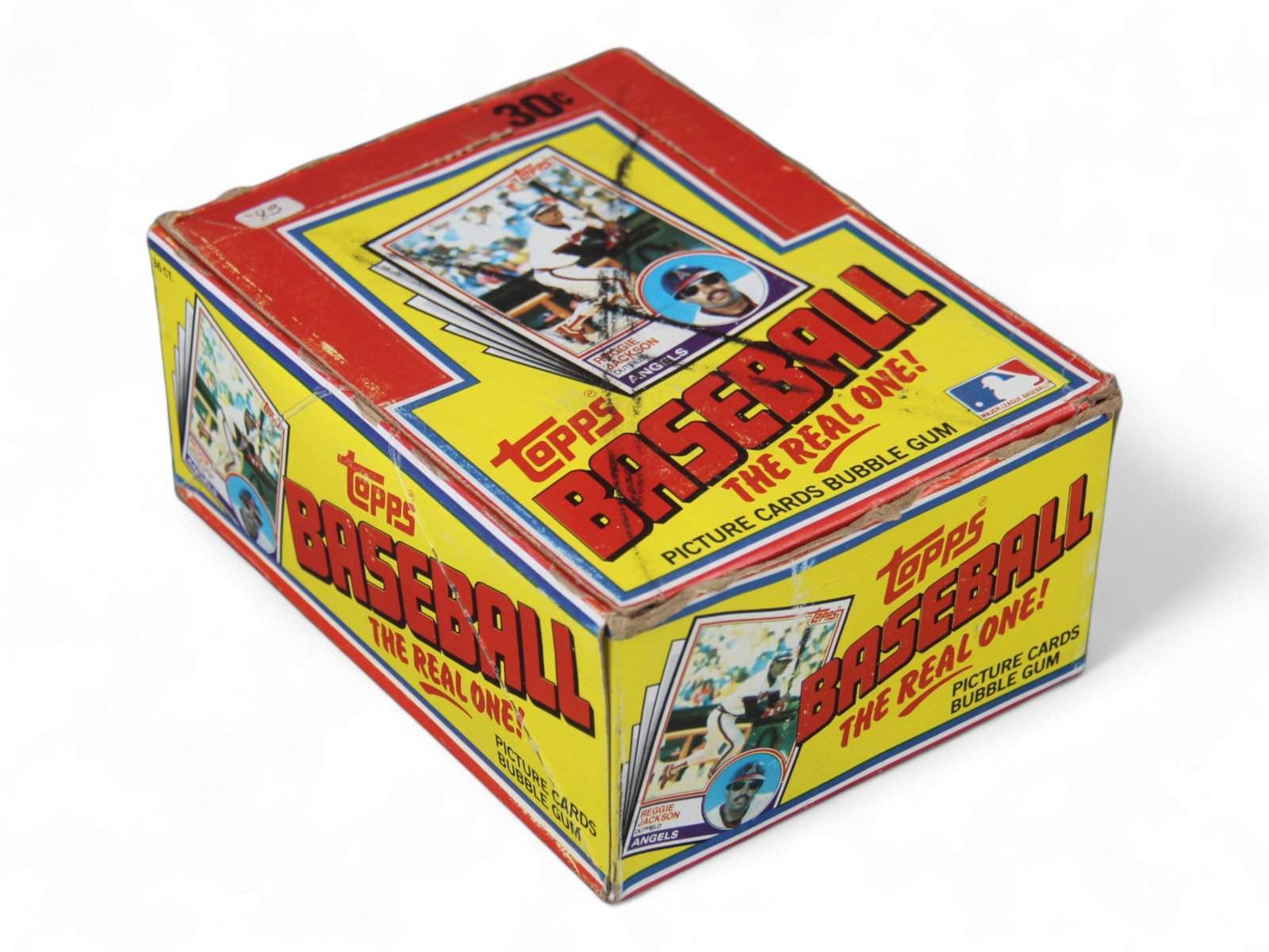 1983 Topps Baseball Complete Wax Box: 1983 Topps Baseball wax box featuring 36 unopened packs. Anyone of the 15-card packs could possibly contain a mint or even gem-mint card of Pete Rose, Nolan Ryan, Cal Ripken Jr., George Brett, Mike Sc