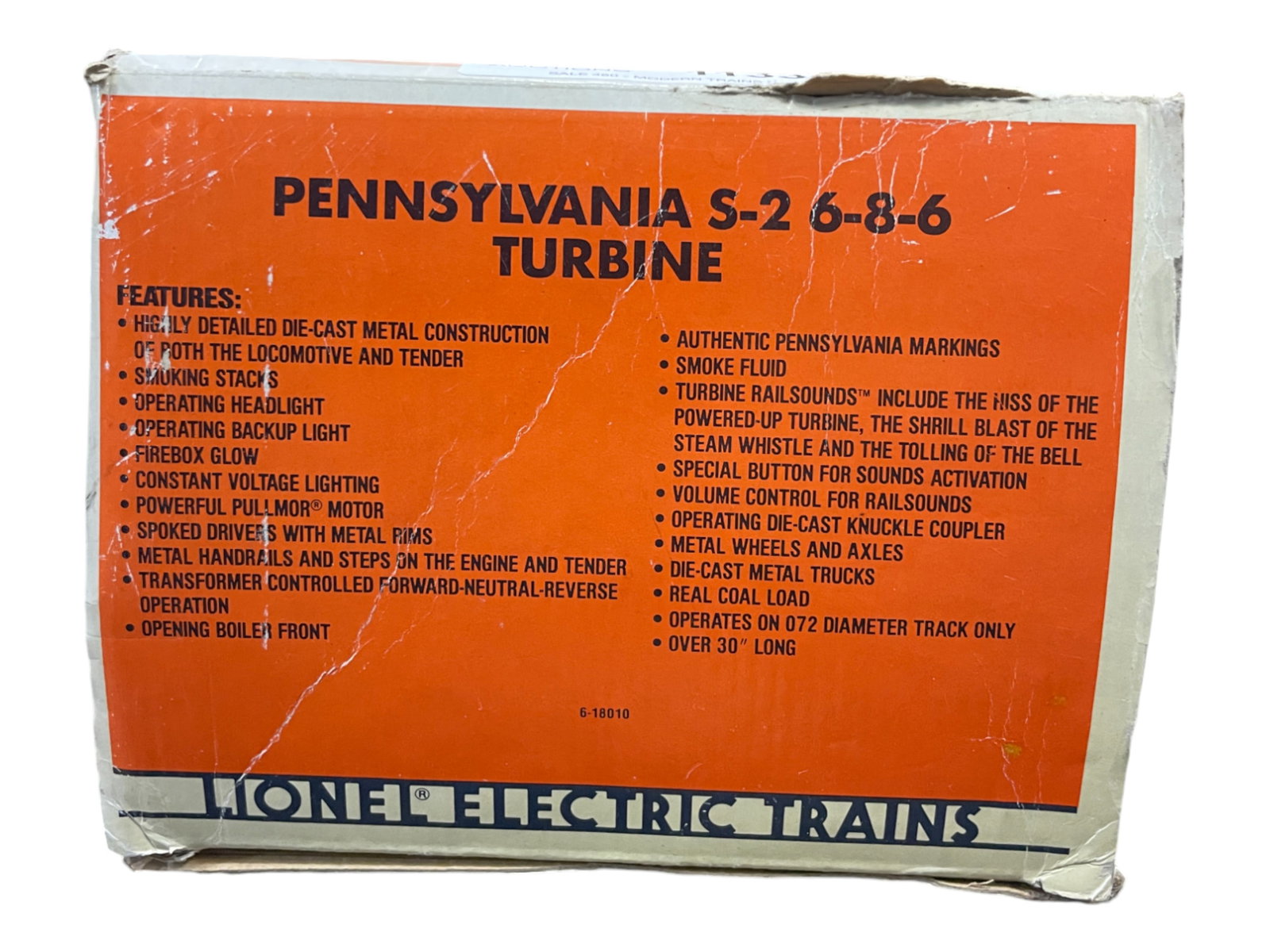 Lionel 18010 Scale PRR S2 Turbine (1 of 3)