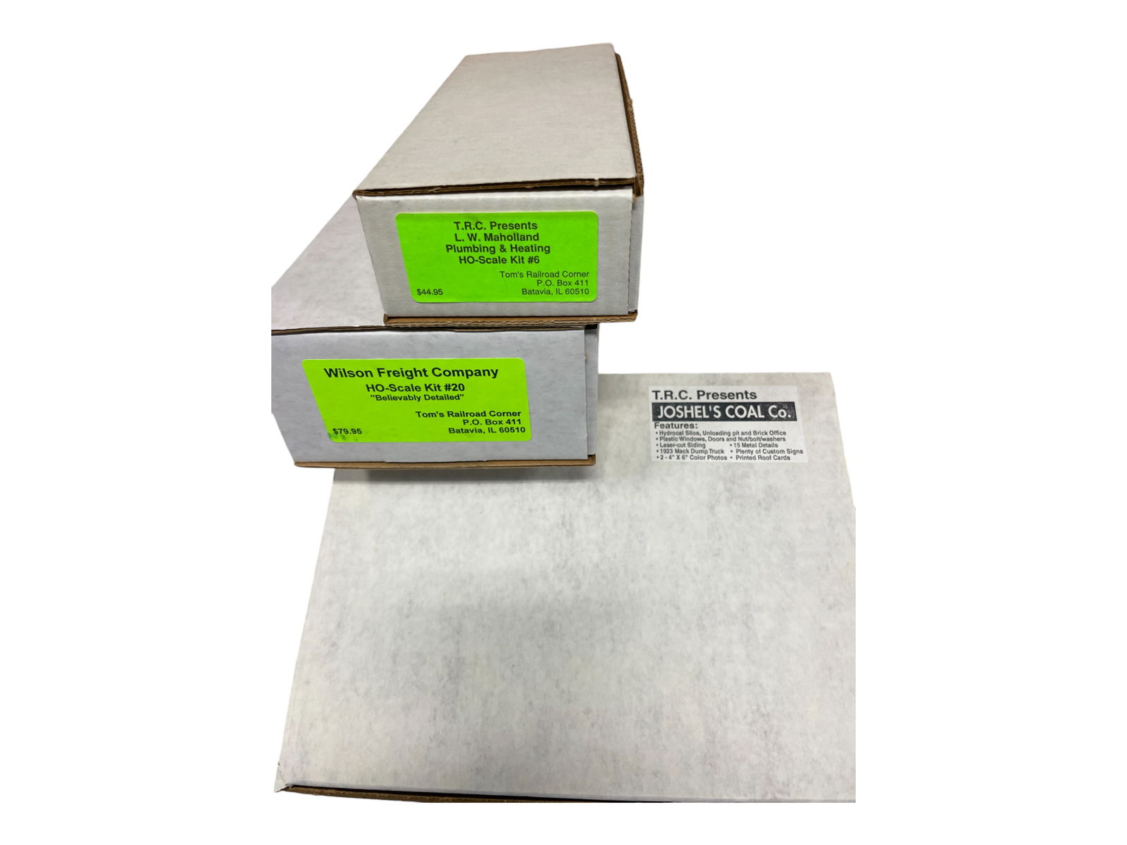 3 Tom's River HO Structure Kits (1 of 3)