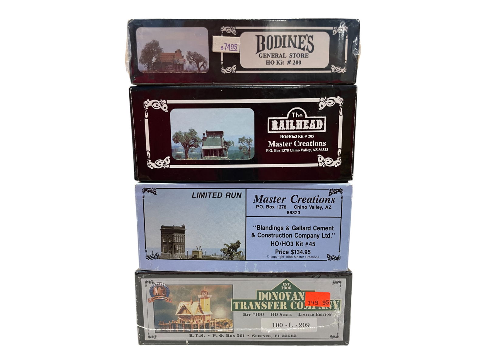 4 Master Creation HO Structure Kits (1 of 4)