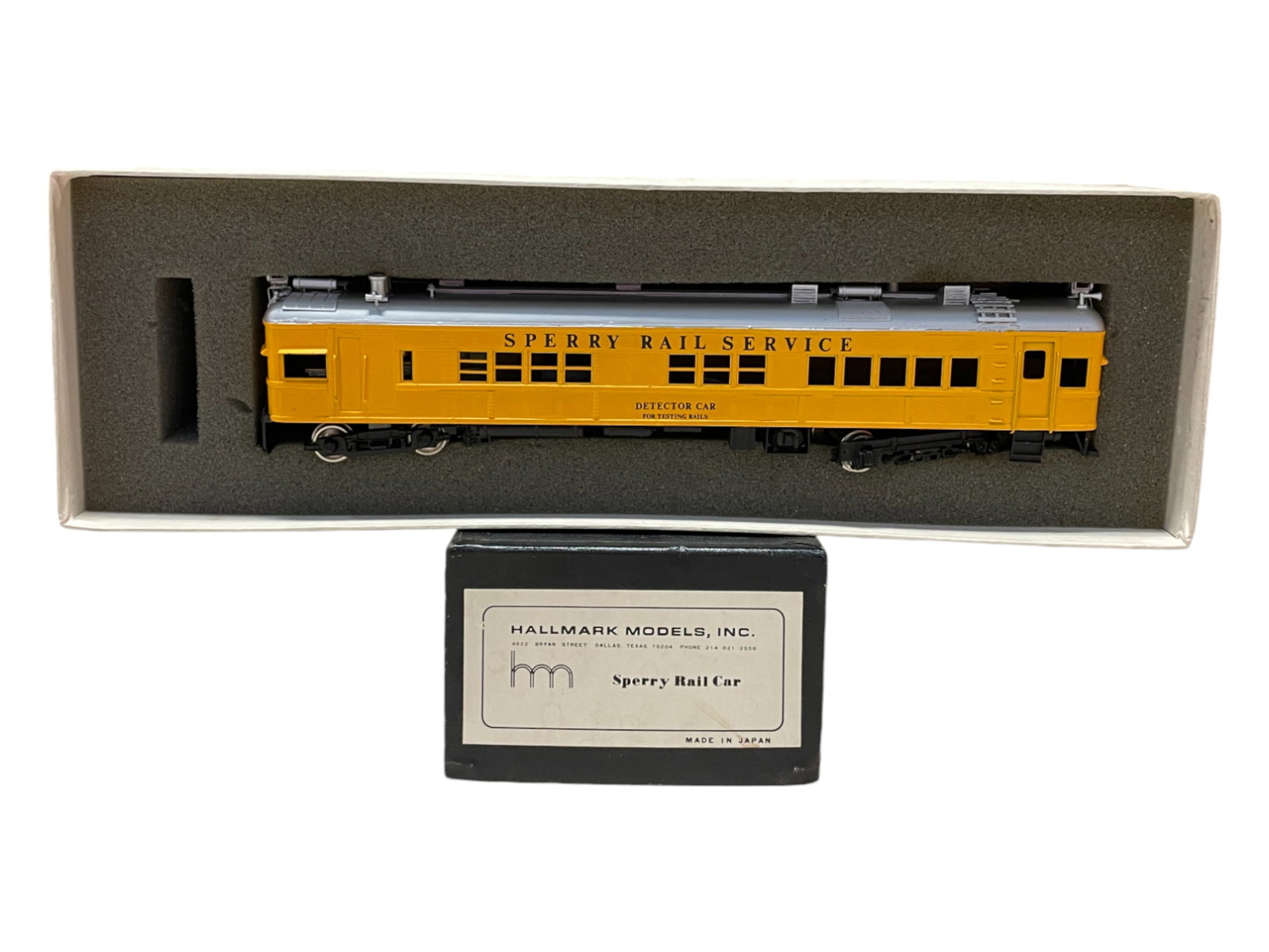 Hallmark HO Brass Sperry Rail Car (1 of 2)
