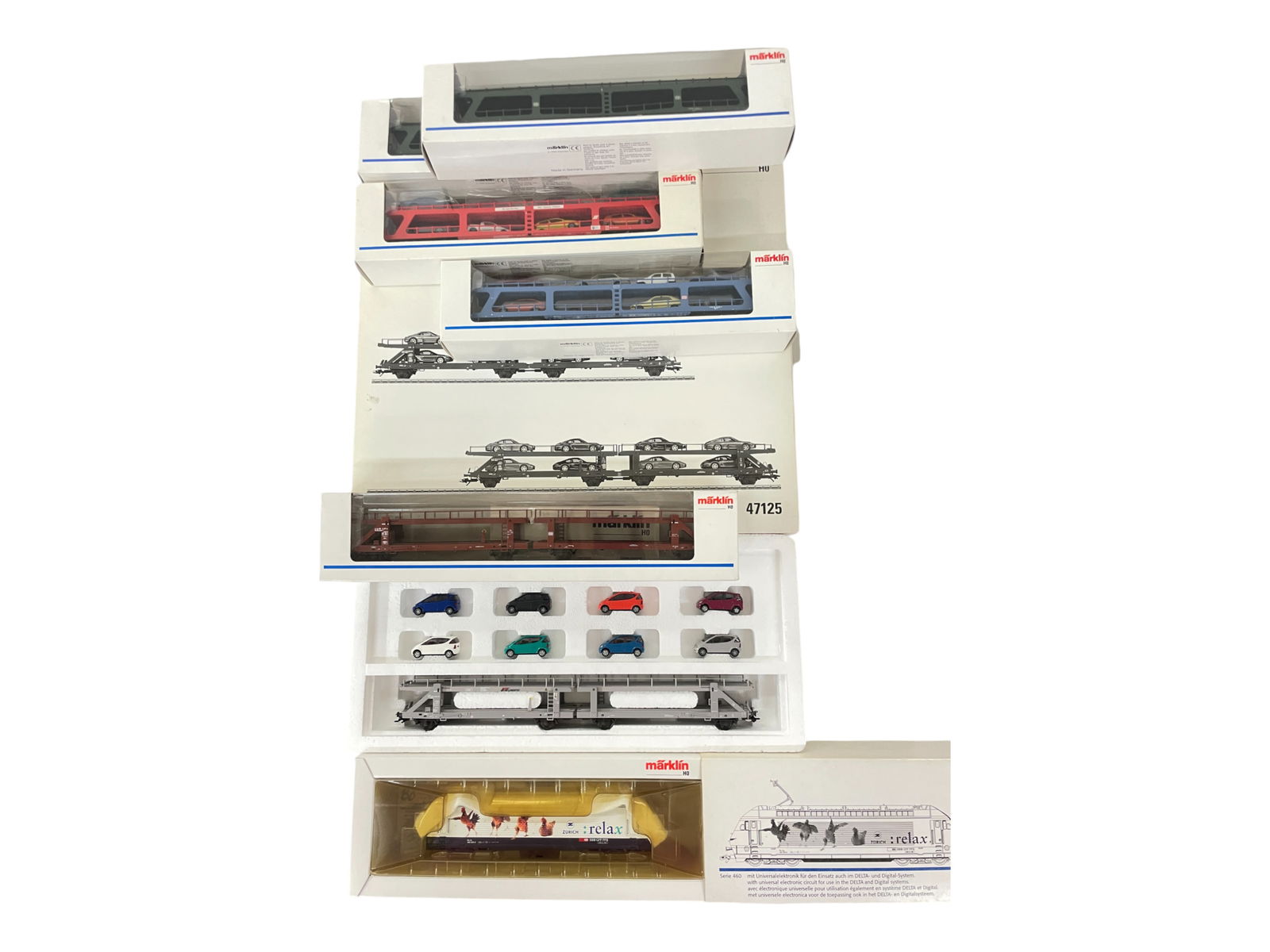 8pc Marklin HO Auto Train (1 of 5)