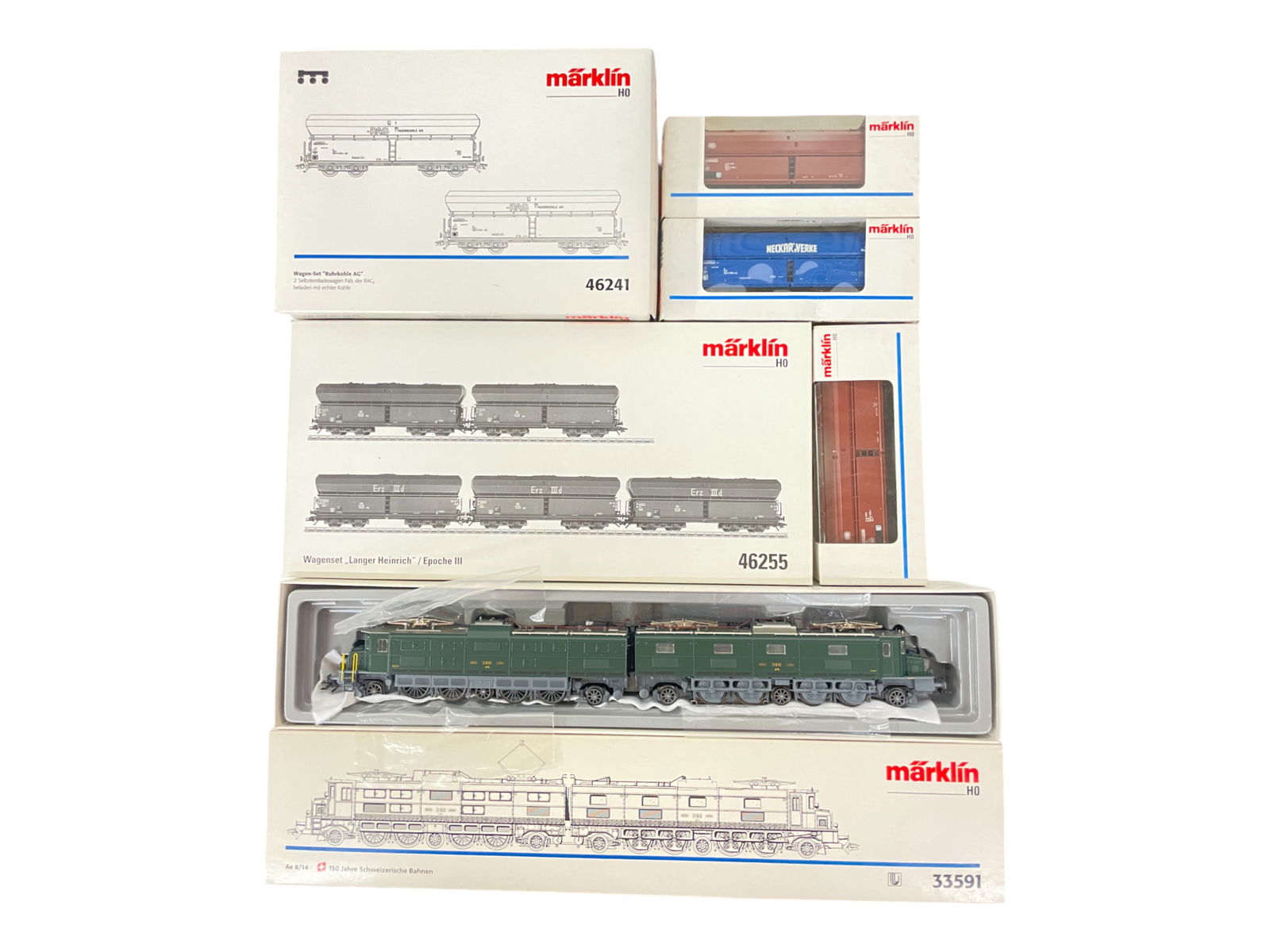 6pc Marklin HO Coal Train Set (1 of 5)