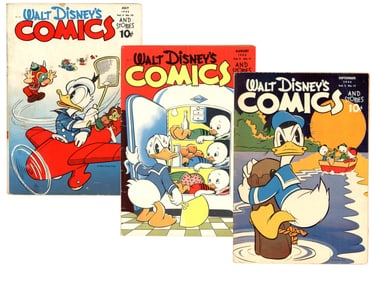 Walt Disney Comics and Stories Issues 34-36
