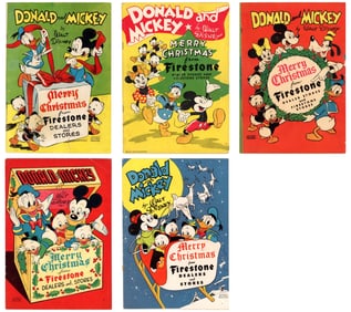 (5) Walt Disney Firestone Premiums