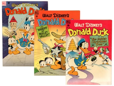 (3) Disney Four Color Comics Books