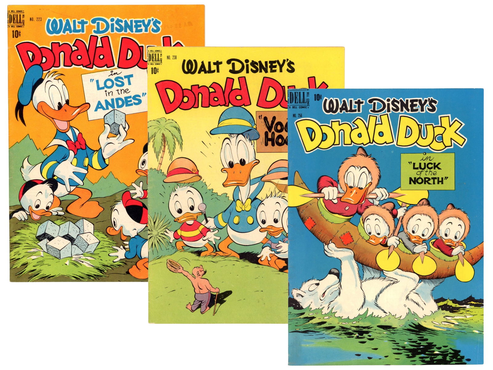 (3) Disney Four Color Comics Books (1 of 4)