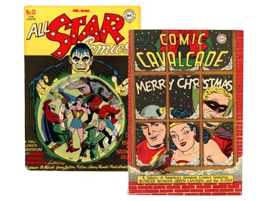 (2) Golden Age DC Comic Books