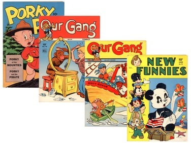 (4) Golden Age Funny Comics