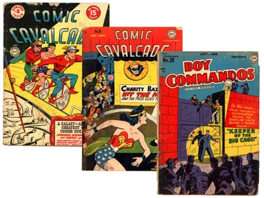 (3) Golden Age DC Comic Issues