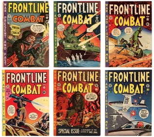 (10) EC Frontline Combat Comic Issues