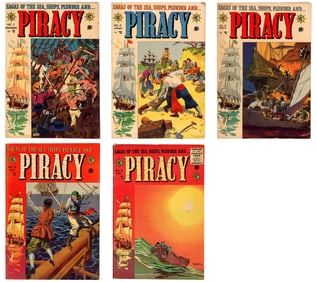 (5) E.C. Piracy Comic Issues