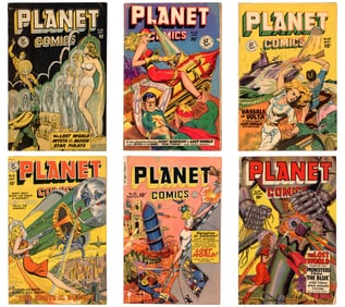 (9) Planet Comics Comic Issues