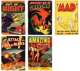 (5) Golden Age Comic Issues