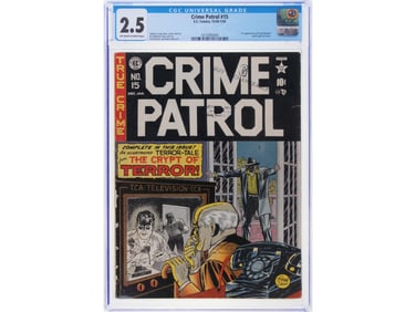Crime Patrol #15 12/49-1/50 CGC 2.5