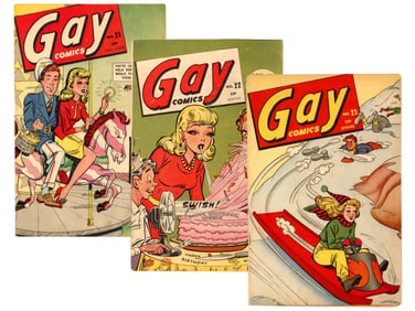 (3) Gay Comics Issues 21-23