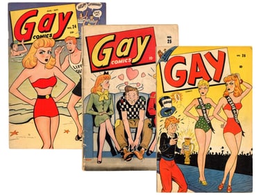 (3) Gay Comics Issues 24-26
