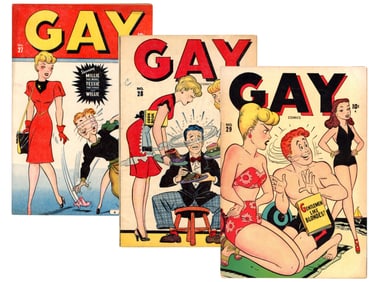 (3) Gay Comics Issues 27-29