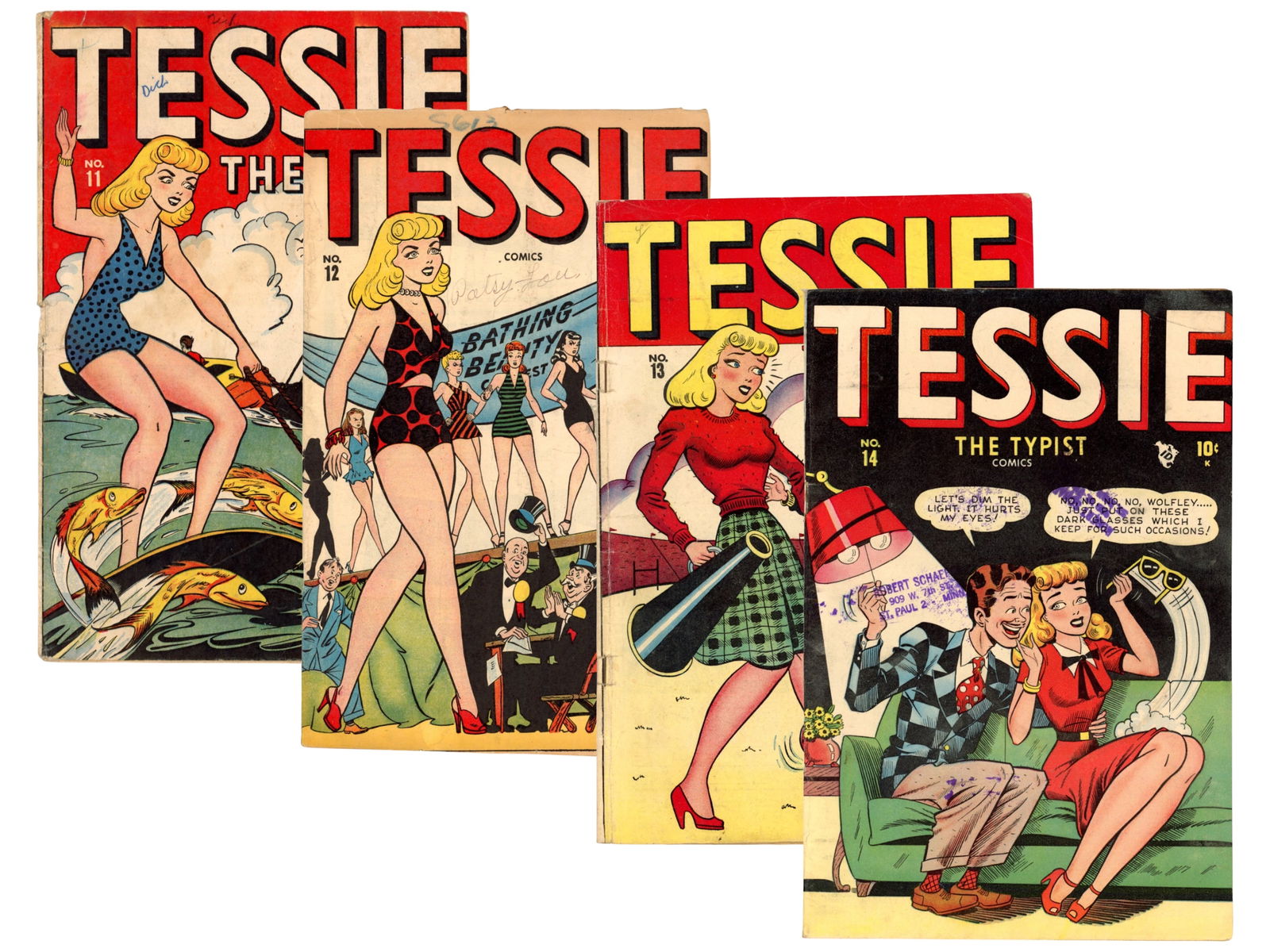 Timely Comics Tessie the Typist #'s 11-14 (1 of 5)