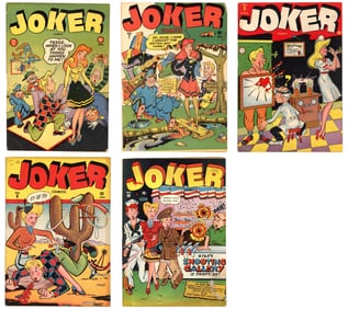 Timely Comics Joker Comics Issues 6-10