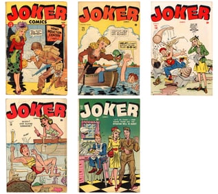 Timely Comics Joker Comics Issues 16-20