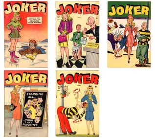 Timely Comics Joker Comics Issues 21-25