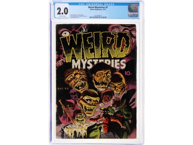 Weird Mysteries #2 12/52 CGC 2.0