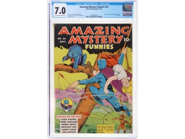 Amazing Mystery Funnies #24 9/40 CGC 7.0