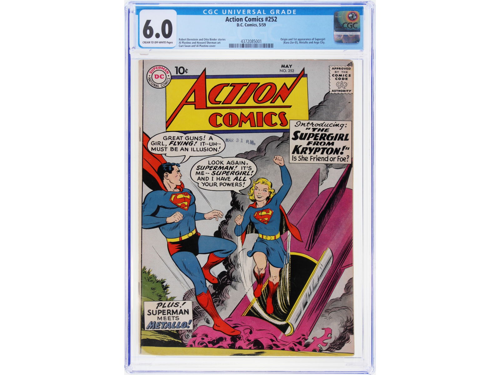 Action Comics #252 5/59 CGC 6.0 (1 of 2)
