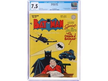 Batman #47 6-7/48 CGC 7.5