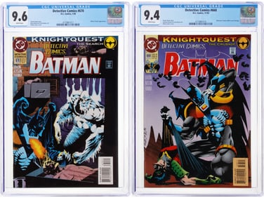 (2) Detective Comics CGC Graded Comics