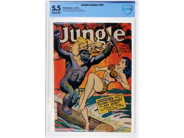 Jungle Comics #95 11/1947 CBCS 5.5