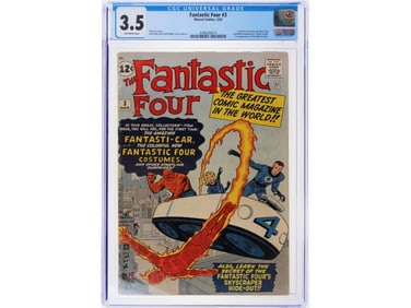 Marvel Comics Fantastic Four #3 CGC 3.5