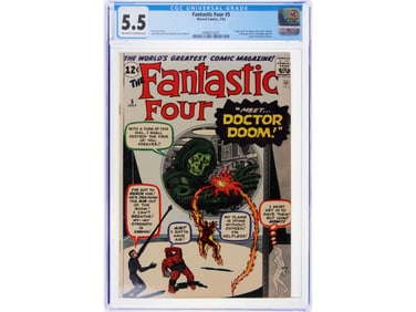 Marvel Comics Fantastic Four #5 CGC 5.5