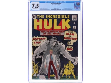Marvel Comics Incredible Hulk #1 CGC 7.5