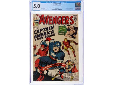 Marvel Comics Avengers #4 CGC 5.0