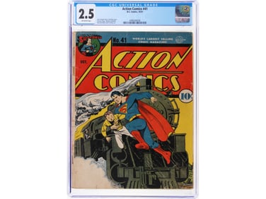 D.C. Comics Action Comics #41 CGC 2.5