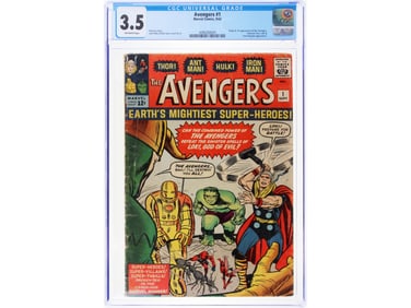Marvel Comics Avengers #1 CGC 3.5