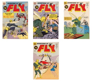 (4) Adventures of the Fly Comics, Archie 1959-60