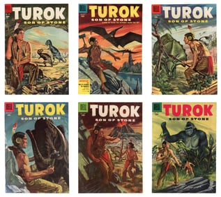 (21) Dell Comics Turok, Son of Stone Comic Issues