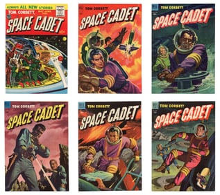 (6) Tom Corbett Comic Issues 1953-55