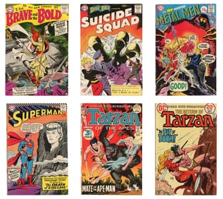 (8) Early DC Comic Book Issues